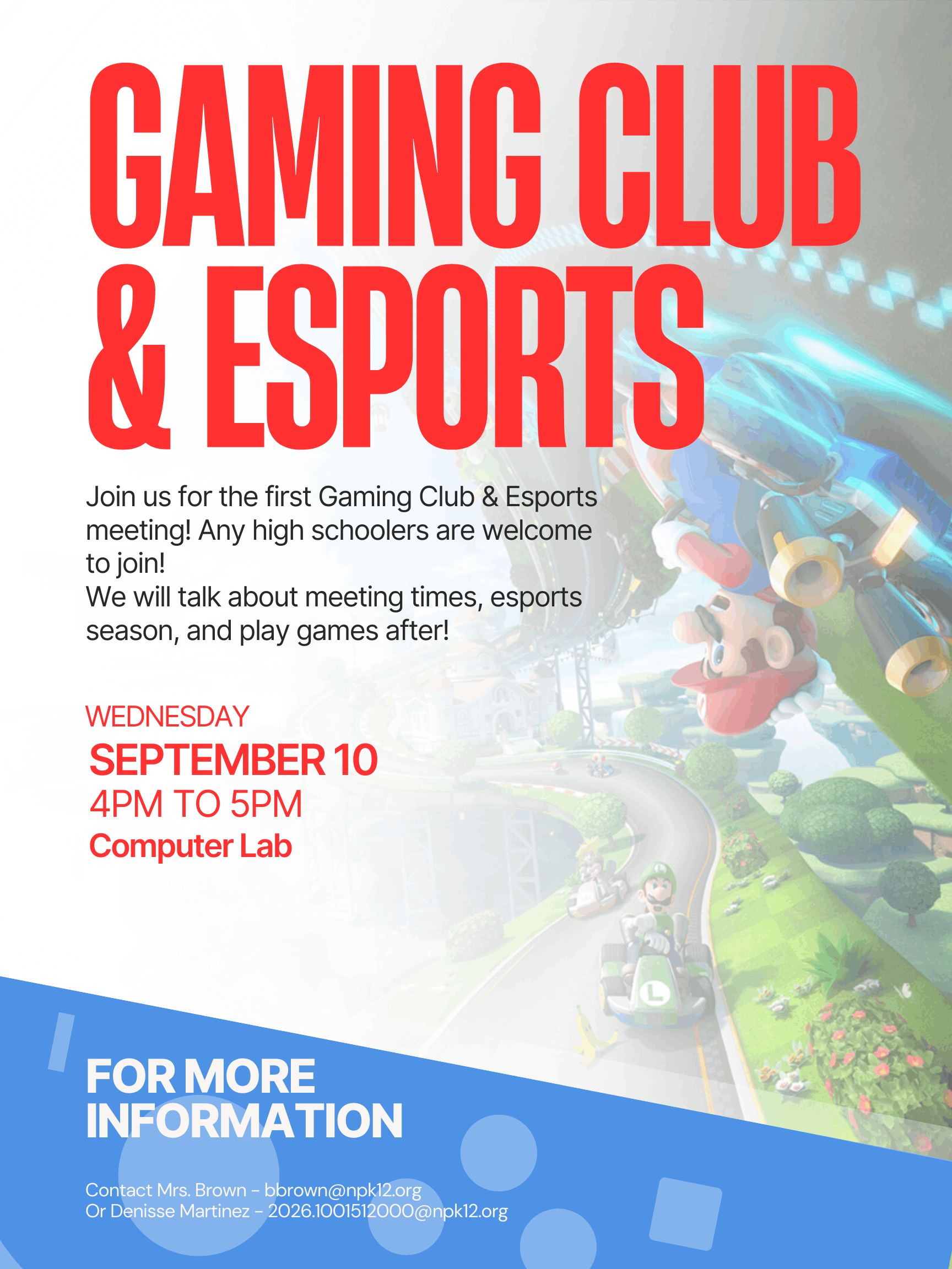 First Gaming Club / Esport Meeting of the Season